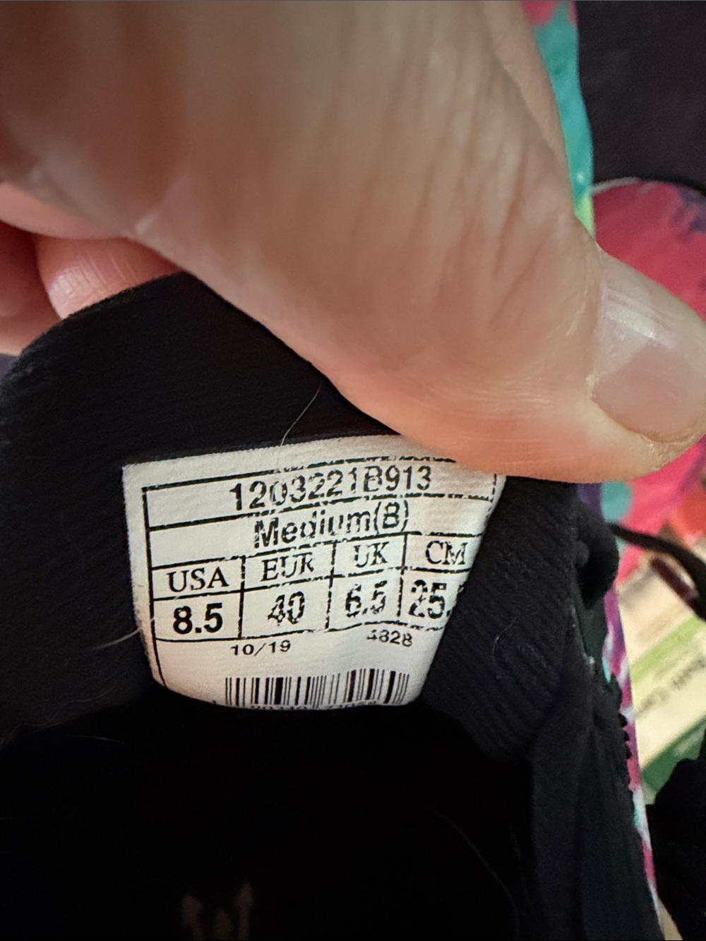 Brooks Women’s Tie-Dye Running Shoes - Pink, Blue, Green, Yellow, Black - Picture 2 of 5